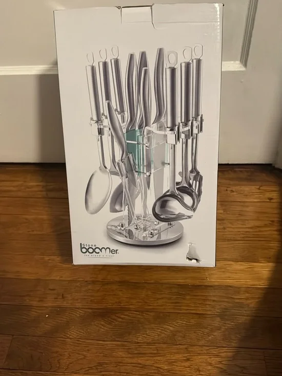Brand new Stoneboomer 13-piece stainless utensil set