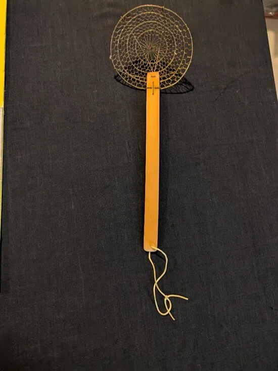 Vintage Wire Skimmer Spider Strainer Kitchen Tool