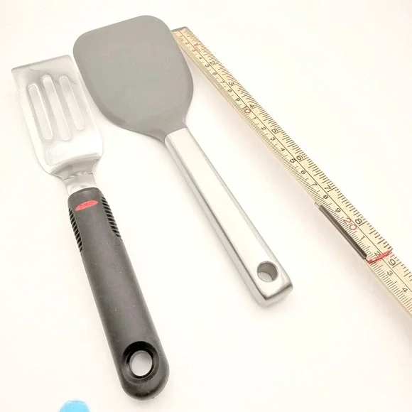 OXO Spatula Set Grey Silver Kitchen Cooking Utensils Tools Travel RV Camping