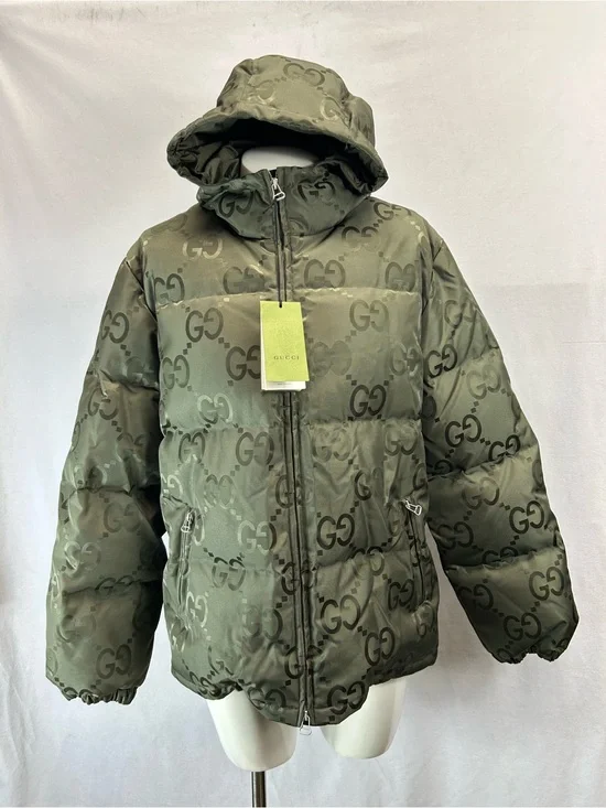 Gucci Jumbo GG canvas down jacket
