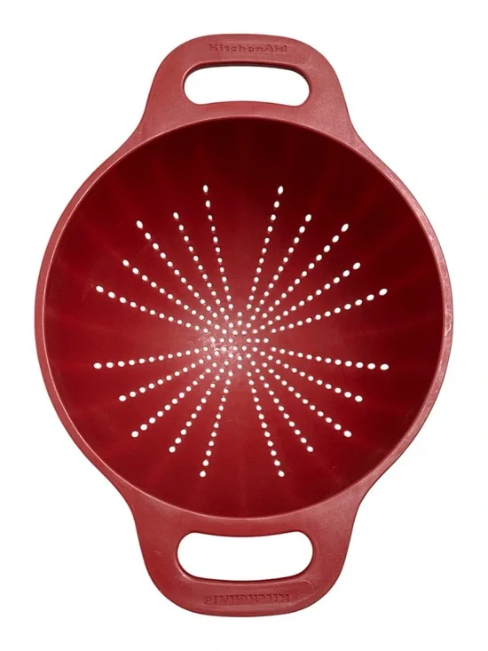 KitchenAid 5 Quart Colander Pink Red Sangria