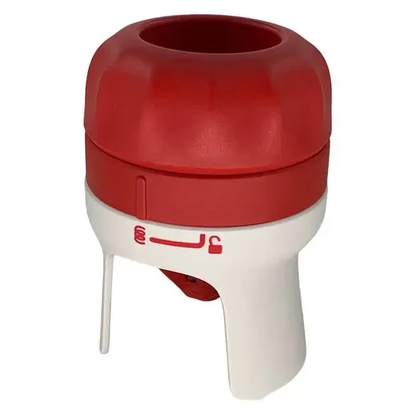 Tupperware Vegetable Cutter Spiralizer Handy Veggie Noodle Cutting Tool Red
