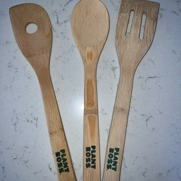 Plant Boss Wooden Cooking Utensil Set
