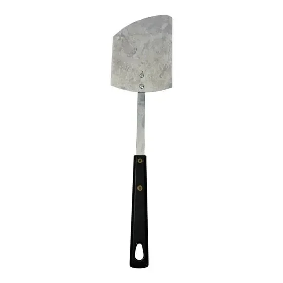 Vintage Stainless USA Black Handle Flat Metal Griddle Spatula Turner 12