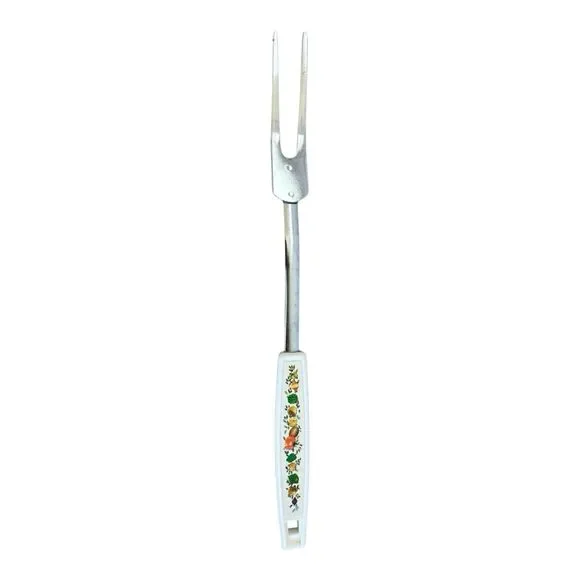 Spice Of Life Meat Serving Fork Ekco Mushrooms Vegetables Corning USA Vintage