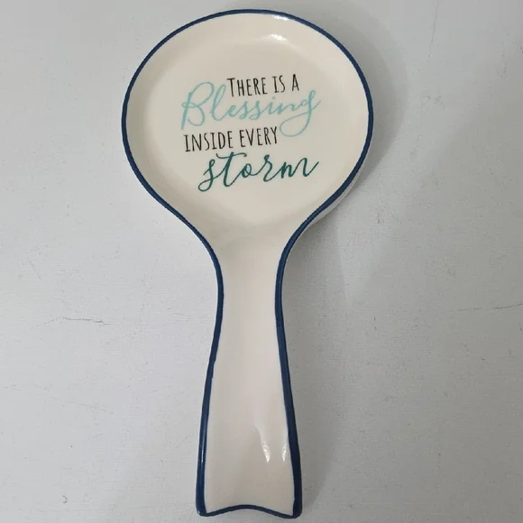 Fig & Fern Inspirational Spoon Rest, NWT
