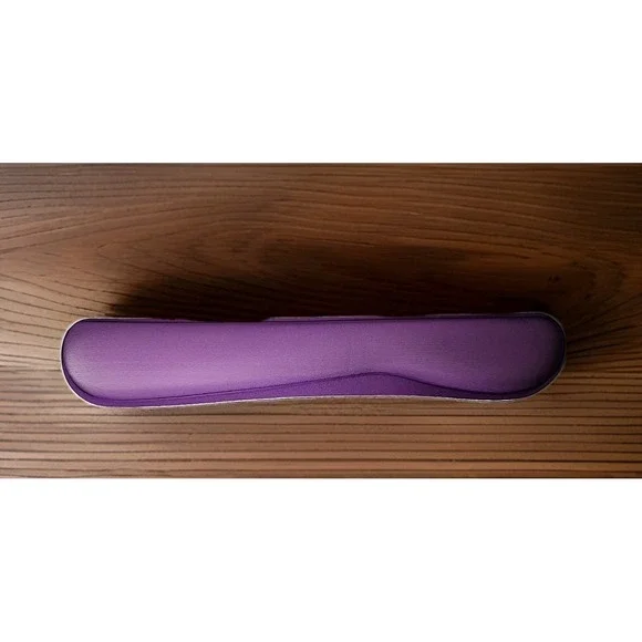 New Ergonomic Keyboard Wrist Rest Purple Fabric &‎ Gel Memory Foam Pad Computer