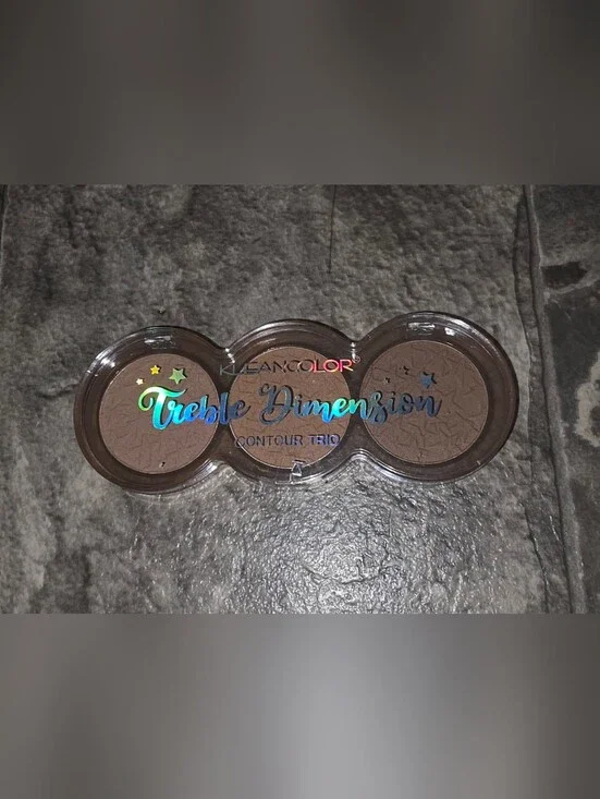 Kleancolor Treble Dimension Contour Trio - Deep Shadow 0.26oz BNIB