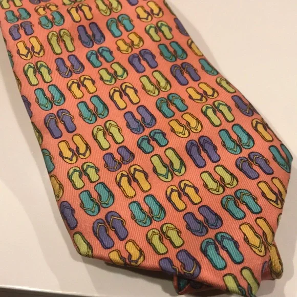Peter Blair EUC fun beachy Child’s silk neck tie