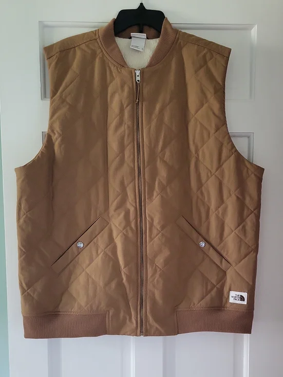The North Face Tan Quilted Men's Vest