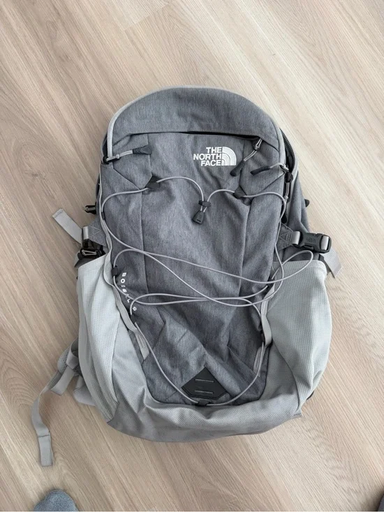 The North Face Grey Men's Daypack with External Bungee