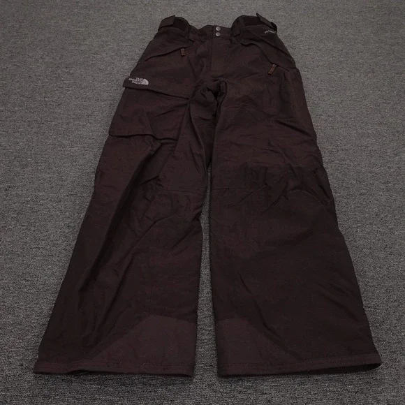 The North Face Snow Pants Mens Small Brown HyVent Insulated Waterproof Ski