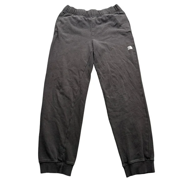 The‎ North Face Jogger Sweatpants Men's Size M Black Logo Fleece Athletic Casual