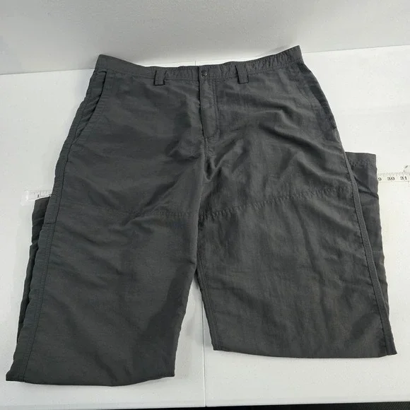 The North Face Mens Nylon Hiking Pants Outdoors‎ Gray Size 40