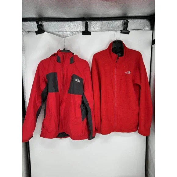 The North Face 3 In 1 Hyvent‎ Jacket Mens Large Ski Snowboard Winter Snow Shell