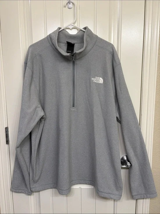 The North Face Mens Waffle Knit Half‎ Zip pullover sweater, XXL