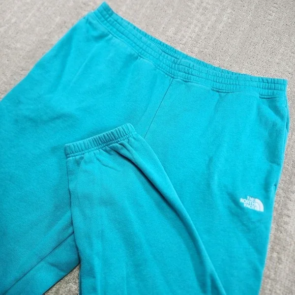The North Face Sweatpants Men XL Half Dome‎ Joggers Cotton Fleece Blue