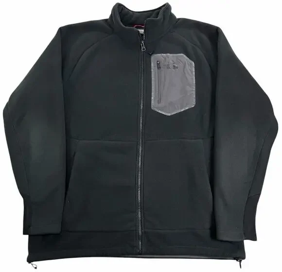 The North Face Chimborazo A33X Men's XL Black Full Zip Fleece Pullover Jacket
