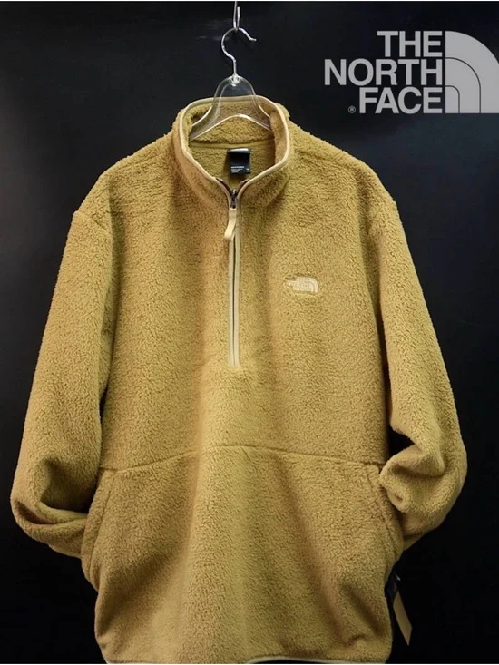 The North Face Men’s Sherpa Half-Zip Pullover - Camel