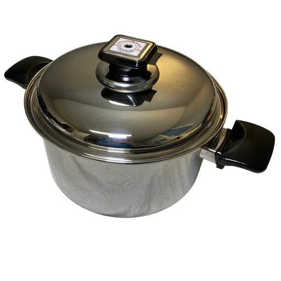 Health Craft 360 Cookware 4 Qt Stock Pot T304 Stainless Waterless Greaseless 10