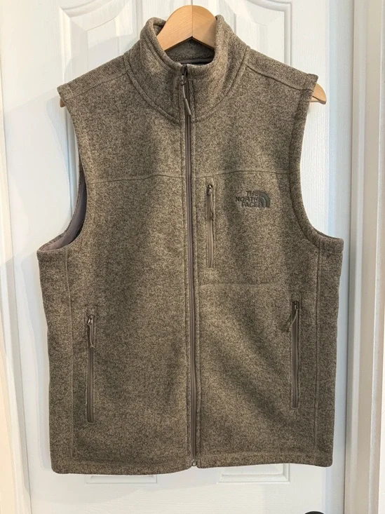 The North Face Men's Vest - Heathered Brown Size M