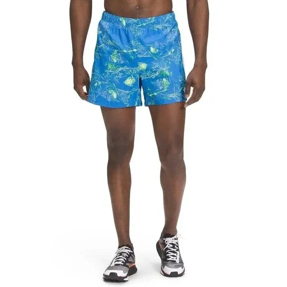 mens size small The North Face Wander Shorts Blue Green swim hike pocket