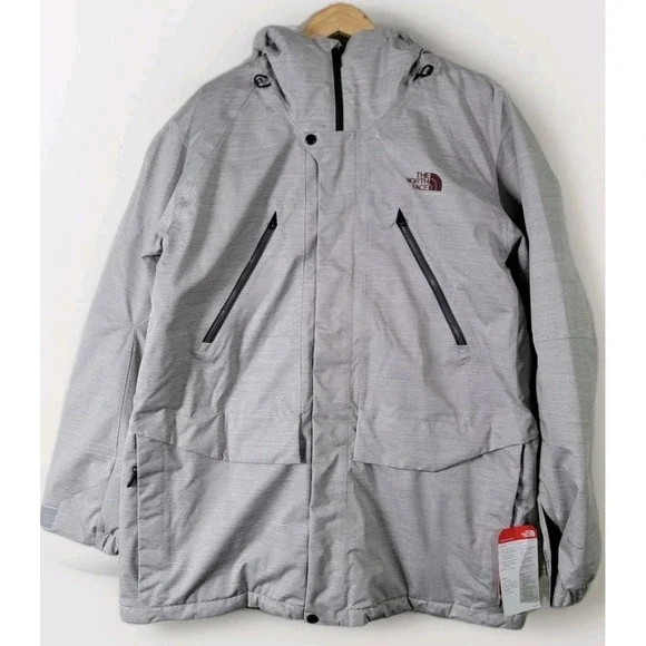 The North Face Sherman‎ Insulated Jacket Men's XXL DryVent Hooded Gray