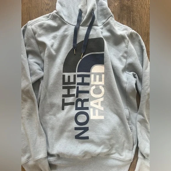 The North Face Blue Sweater with Iconic Branding