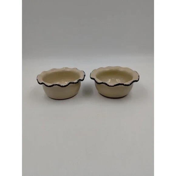 Home & Garden Party LTD 2004/05 Stoneware Chip Dip Bowl Blue Sponge Replacement