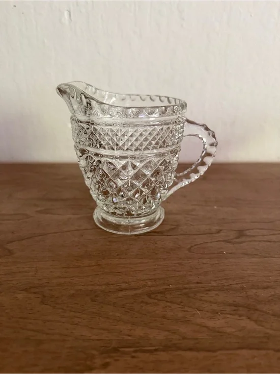 Vintage Anchor Hocking Wexford Creamer Pitcher