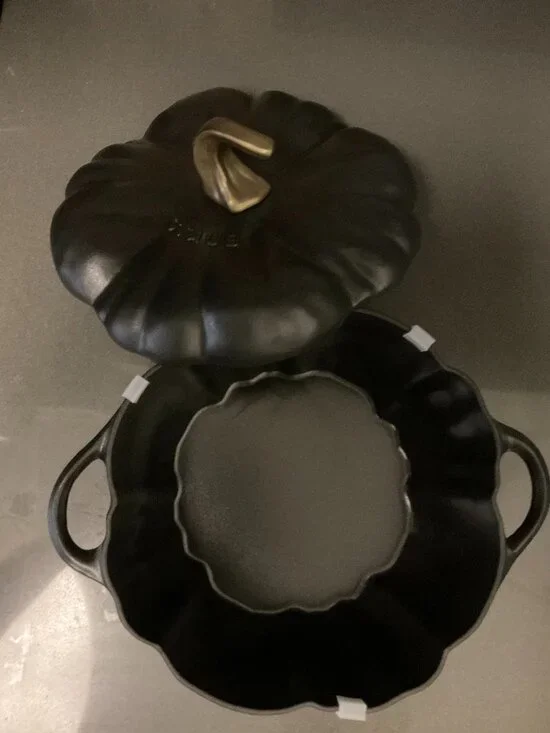 Staub Cast Iron Pumpkin Dutch Oven 3.5-Quart