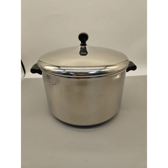 Farberware Aluminum Clad Stainless Steel 8qt Stock Pot With Lid