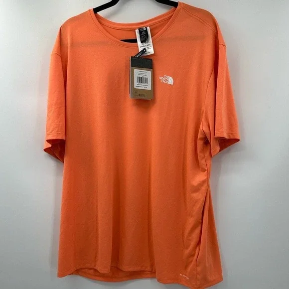 The North Face Elevation Short Sleeve T-Shirt Dusty Coral Orange Men's XXL‎