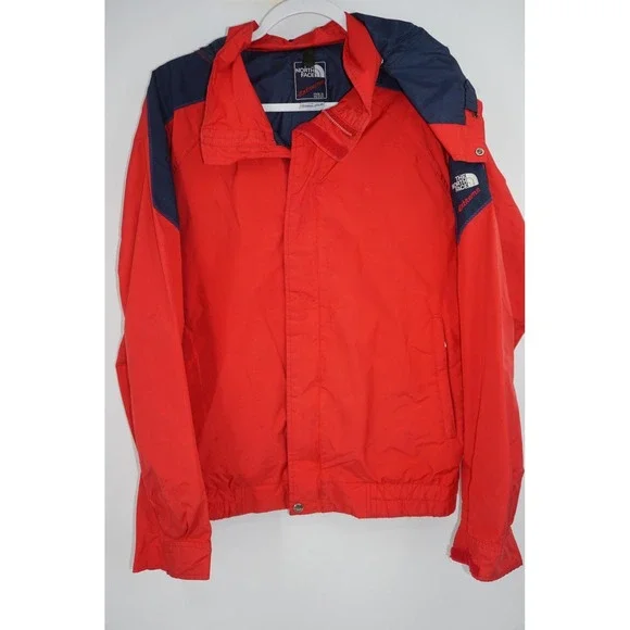 Vintage North Face Extreme Jacket Mens Large Red Gore Tex Hooded Made USA 80s‎