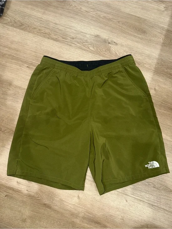 The North Face Olive Green Men's Athletic Shorts