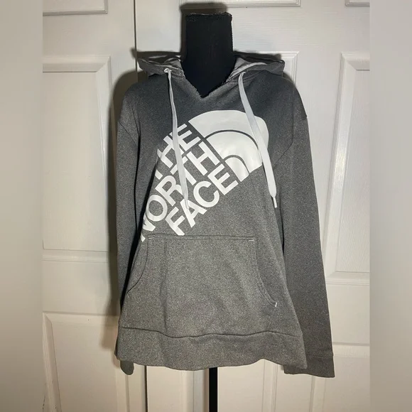 The North Face Men’s Gray Logo Pullover Hoodie Size Men’s Large