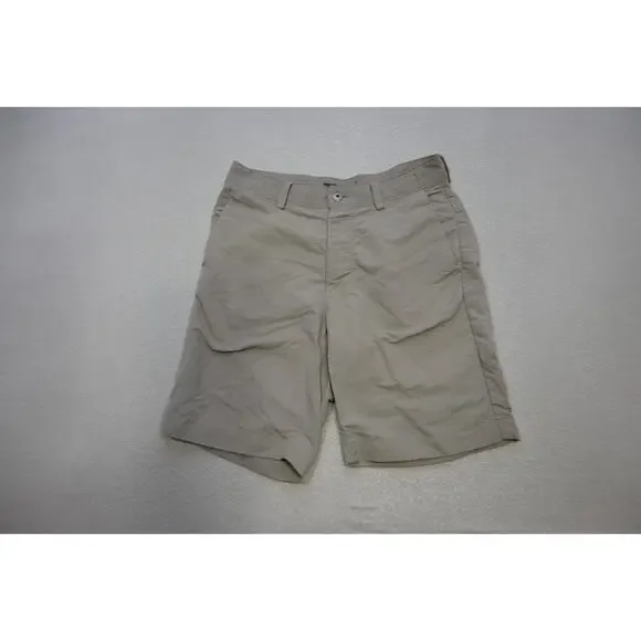 The North Face Nylon Tech Shorts Fishing‎ Hiking Trekking Gray Mens Sz 34