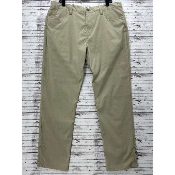 The North Face Sprag 5-Pocket Nylon Blend Pants Men's Size 38X32 Beige NF0A3BE3