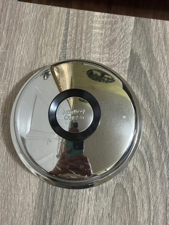 Vintage Amway Queen 6 3/8” Small Sauce Pan REPLACEMENT Stainless Steel Lid Only