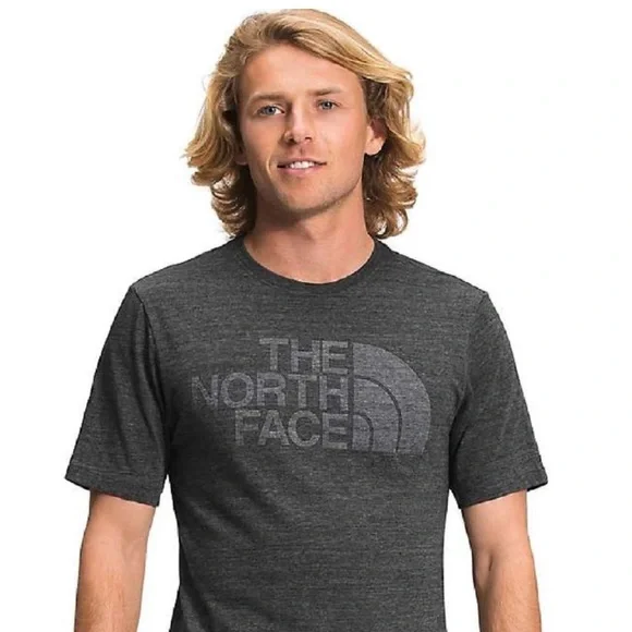 The North Face black tri blend half dome short sleeve tee