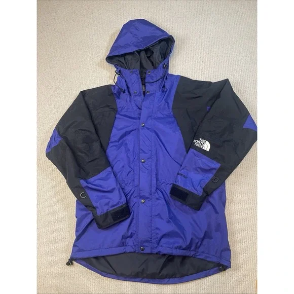THE NORTH FACE Men's Large Jacket 90s Vtg Gore-Tex Mountain Guide Purple Black