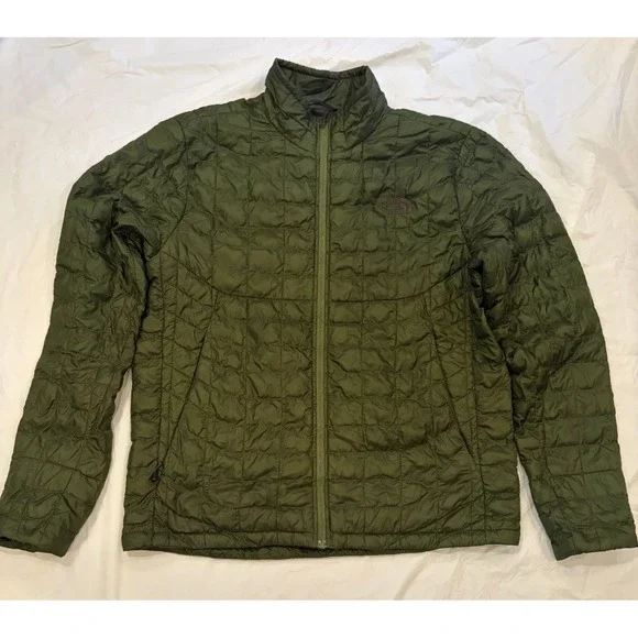 The North Face Jacket Men's Medium Green Quilted Thermoball