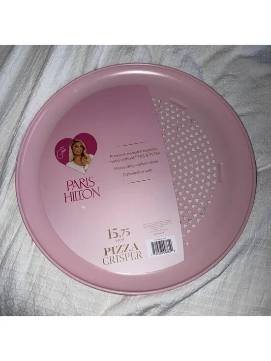 PARIS HILTON PIZZA CRISPER  HEAVY DUTY PARIS HILTON PINK PIZZA  CRISPER NEW