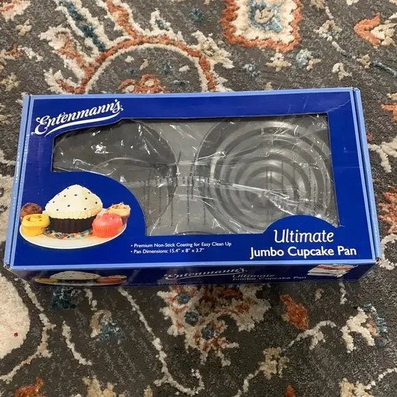 NIB ENTENMANN’S-Ultimate Jumbo Cup‎ Cake Pan