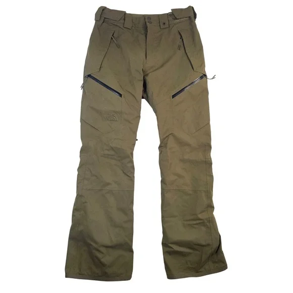 The North Face Steep Series Mens Small Regular Olive Green Ski Snowboard Pants‎