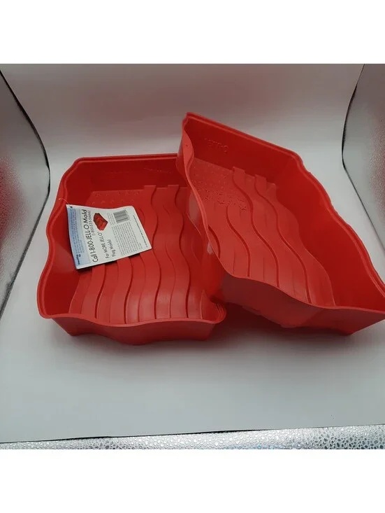 United States Flag Jello Mold Red 4th of July Memorial Day Lot Of 2