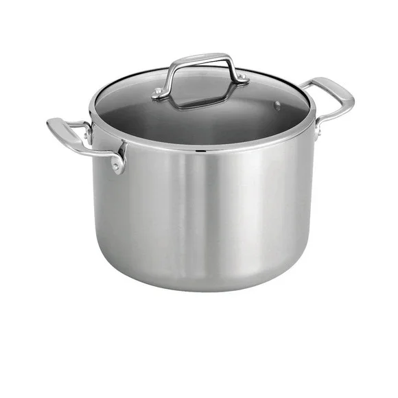 Tramontina Tri-Ply Clad 8 Qt Covered Stainless Steel StockPot