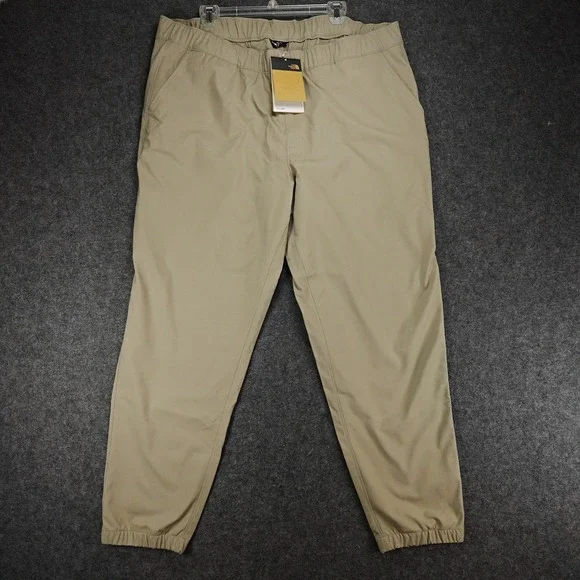 The North Face Womens XXL‎ Beige Jogger Pants Elastic Waist Lightweight NWT