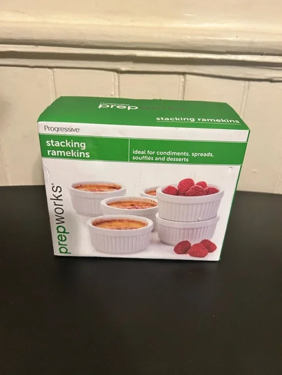 Progressive Prep Works Set Of Six Stacking Ramekins/NIB