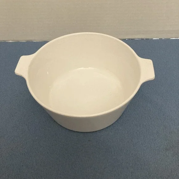VTG‎ Centura by Corning White 1 3/4 QT Round Saucepan w/Handles- No Lid